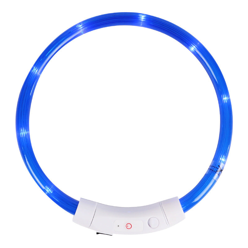 Świecąca obroża LED dla psa i kota – ładowana przez USB
