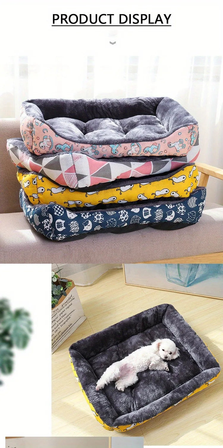 Miękkie legowisko sofa dla psa i kota – oddychające, zimowe, 5 rozmiarów