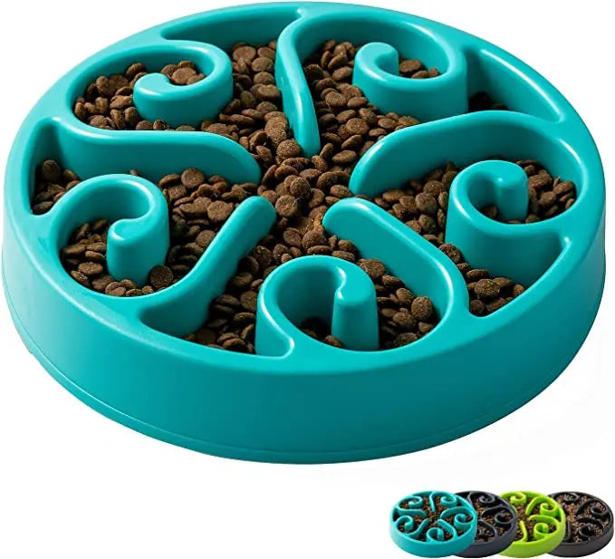 Miska Spowalniająca Jedzenie Premium dla Psa – Spirala, ABS, Antypoślizgowa 20cm/30cm