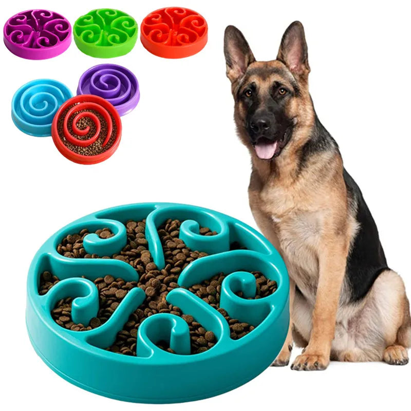 Miska Spowalniająca Jedzenie Premium dla Psa – Spirala, ABS, Antypoślizgowa 20cm/30cm