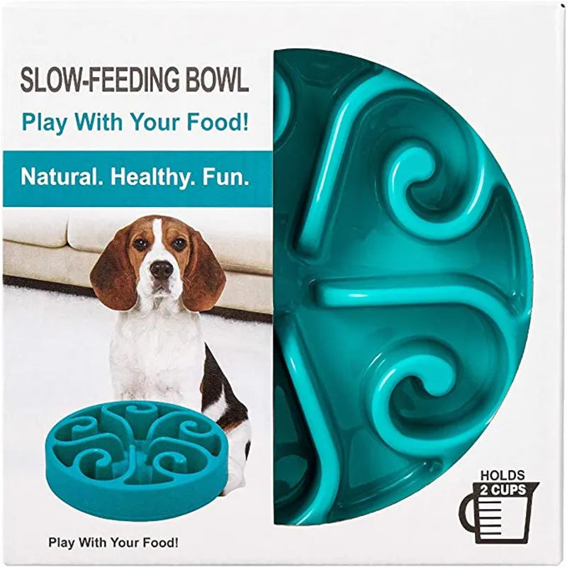 Miska Spowalniająca Jedzenie Premium dla Psa – Spirala, ABS, Antypoślizgowa 20cm/30cm