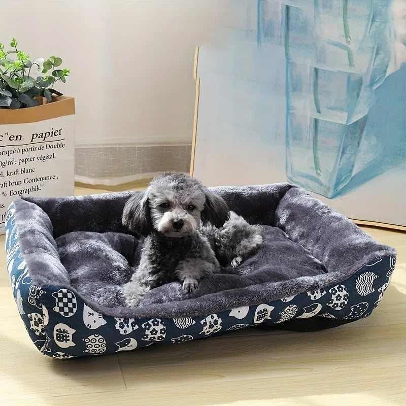 Miękkie legowisko sofa dla psa i kota – oddychające, zimowe, 5 rozmiarów