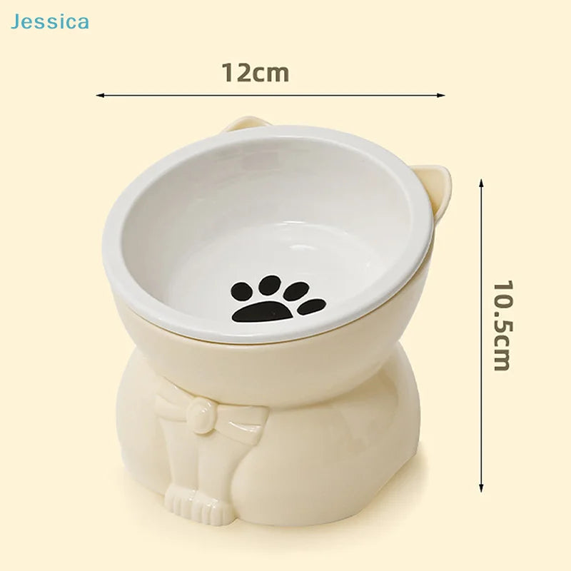 Ceramiczna Miska dla Kota i Psa – Ergonomiczna, Pochylona, Antypoślizgowa | 5 Kolorów