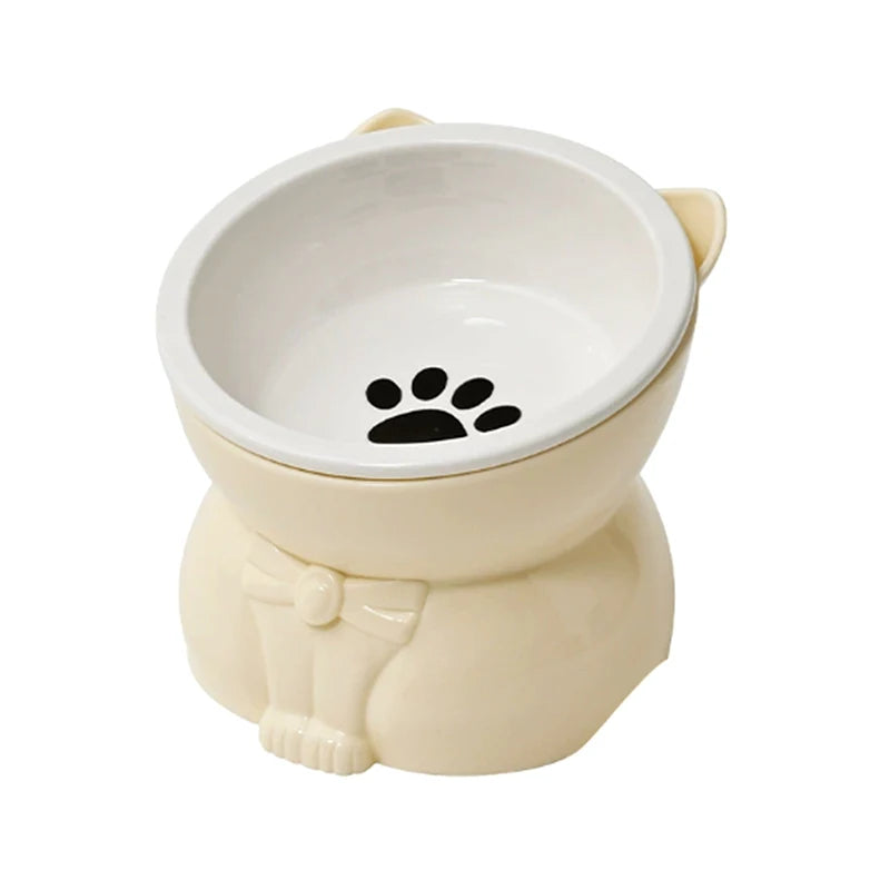 Ceramiczna Miska dla Kota i Psa – Ergonomiczna, Pochylona, Antypoślizgowa | 5 Kolorów