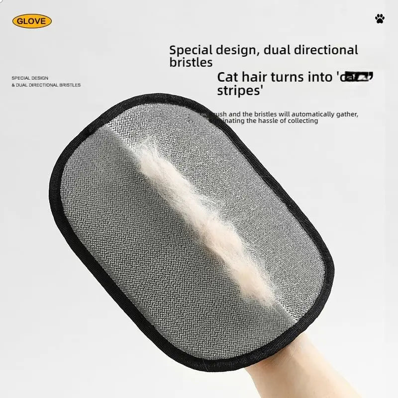 Dwustronna Rękawica do Usuwania Sierści Kota i Psa – Szczotka Grooming