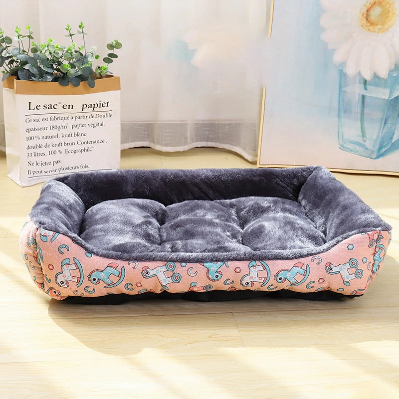 Miękkie legowisko sofa dla psa i kota – oddychające, zimowe, 5 rozmiarów