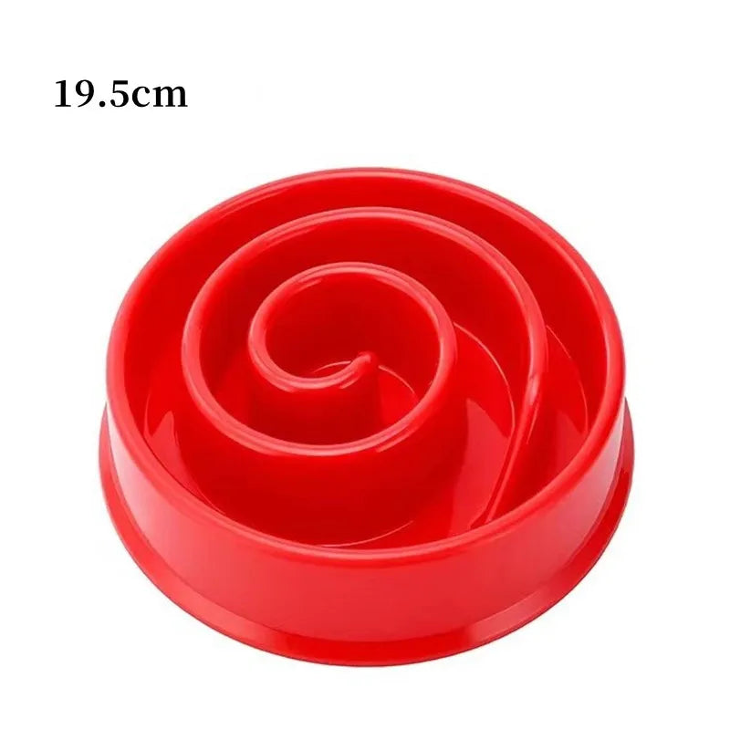 Miska Spowalniająca Jedzenie Premium dla Psa – Spirala, ABS, Antypoślizgowa 20cm/30cm