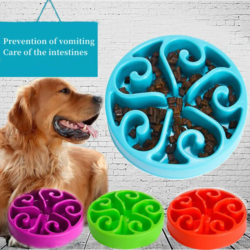 Miska Spowalniająca Jedzenie Premium dla Psa – Spirala, ABS, Antypoślizgowa 20cm/30cm