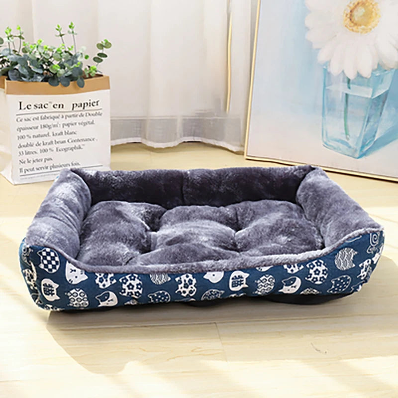 Miękkie legowisko sofa dla psa i kota – oddychające, zimowe, 5 rozmiarów
