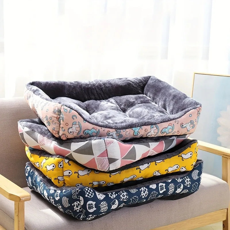 Miękkie legowisko sofa dla psa i kota – oddychające, zimowe, 5 rozmiarów