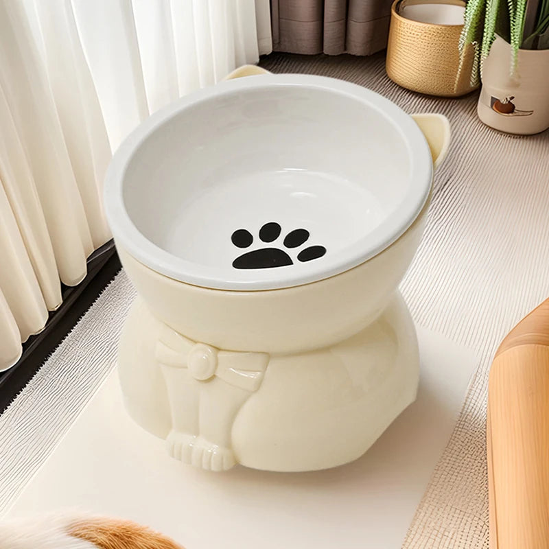 Ceramiczna Miska dla Kota i Psa – Ergonomiczna, Pochylona, Antypoślizgowa | 5 Kolorów